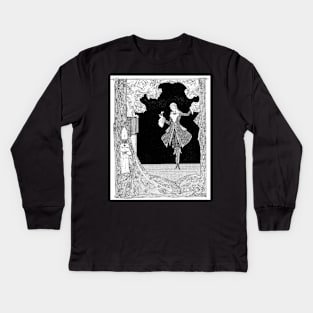 The Glass Slipper - Harry Clarke Kids Long Sleeve T-Shirt